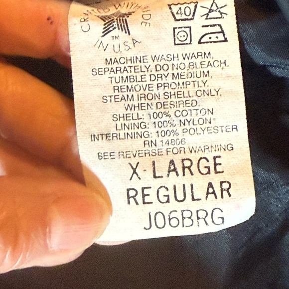 Rare Vintage Carhartt J06 Active Jacket - Quilted Lining  Burgundy (BRG) XL - Picture 7 of 16